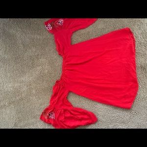 Red dress